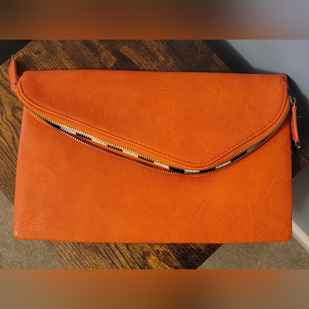 Urban Expressions Vibrant Orange Clutch